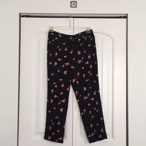 SOLD Floral crop pants